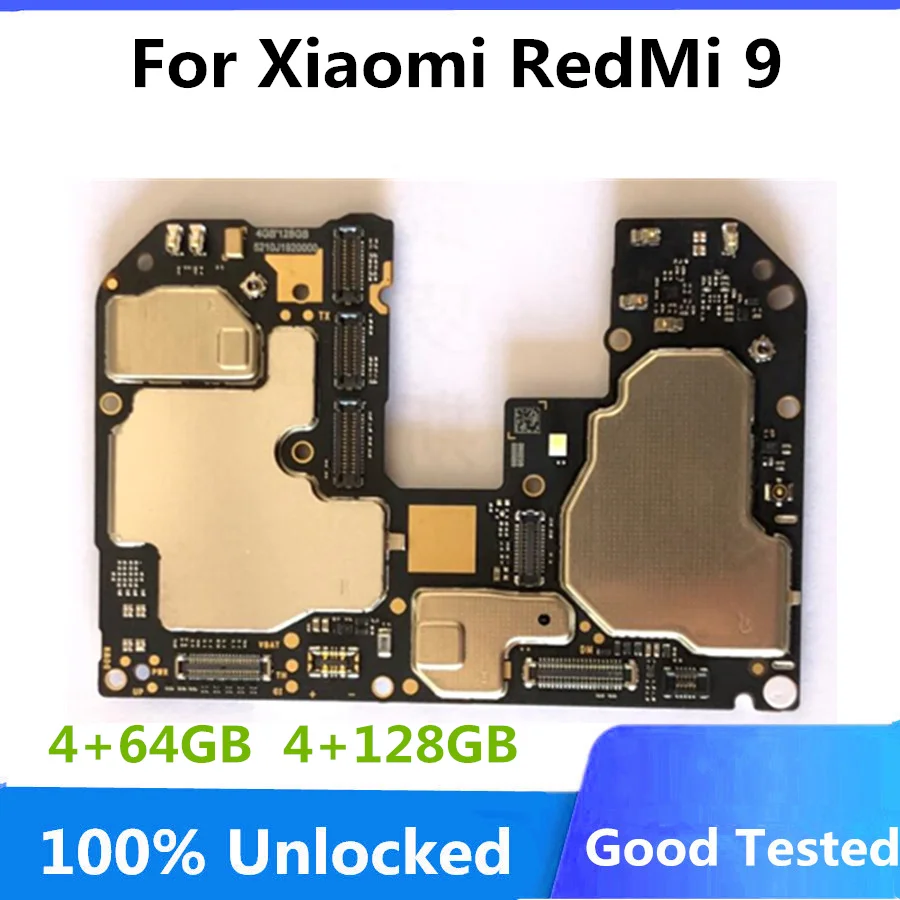 Материнская плата для Xiaomi RedMi 9 оригинальная разблокированная логическая