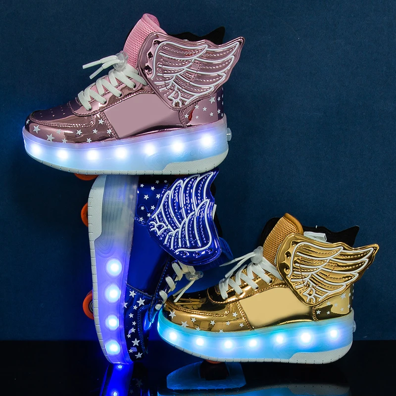 

The latest hot saleRoller Skates Shoes With Fashion Lace-Up Sneaker Double Row Adult Women