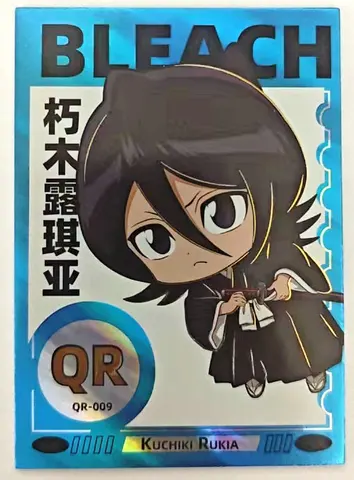 BLEACH Тысяча лет кровавого боя QR зеркальная карта Куросаки Ичиго Гриммдзёу Jaegerjaquez для мальчика Коллекция игрушек Подарок на день рождения
