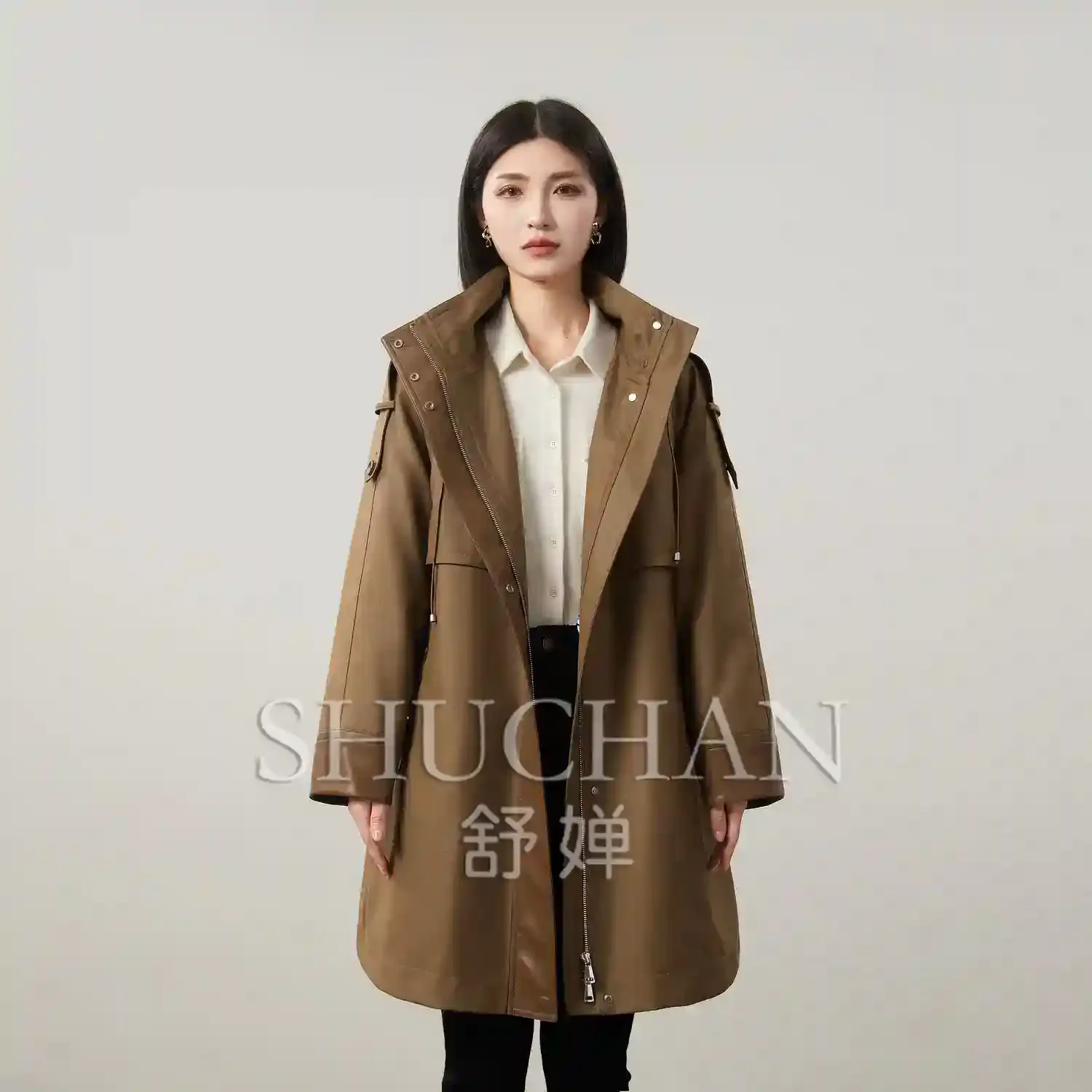 Шушан пуховик женский белый