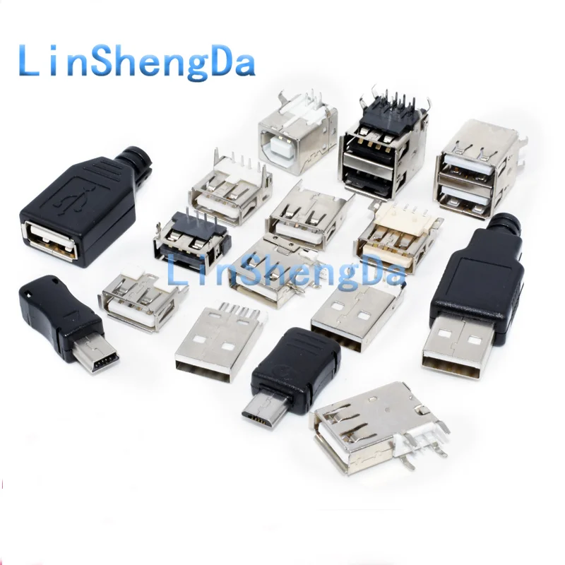Разъем типа А USB, гнездовой разъем, штекер, микро гнездо, кабель для передачи данных, штекер MK5P, патч с прямой вставкой, 90 градусов и 180 градусов