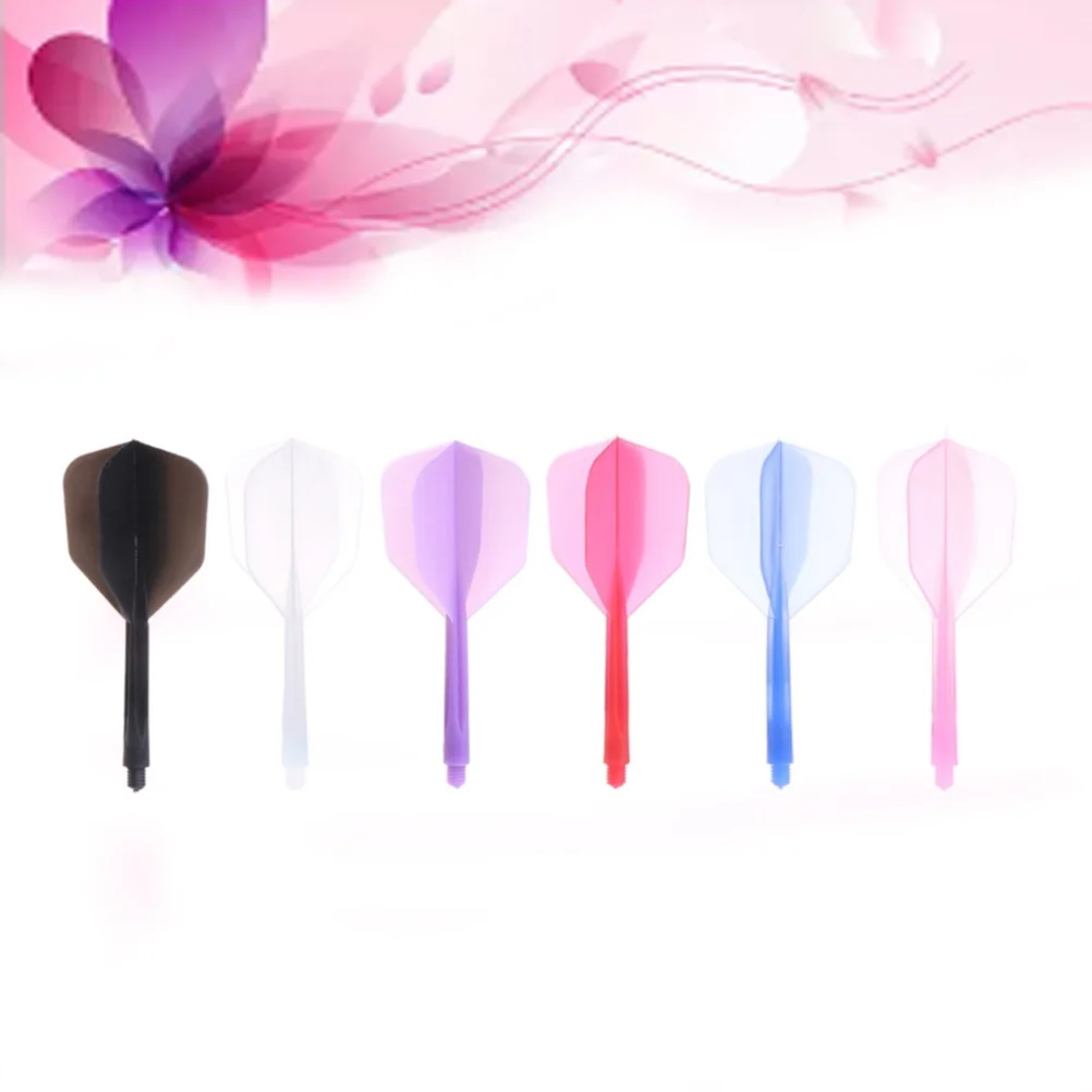 

6Pcs Integrated Dart Shaft& Flights Dart Stems Throwing Fitting Standard Dart Accessories Game set