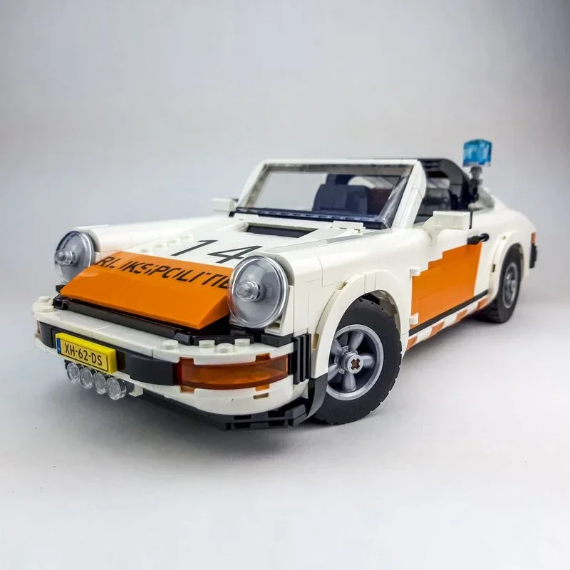 

258PCS MOC Speed Champions 911 Targa Rijkspolitie Car Model Building Blocks Technology Bricks Creative Assembly Kids Toys Gifts