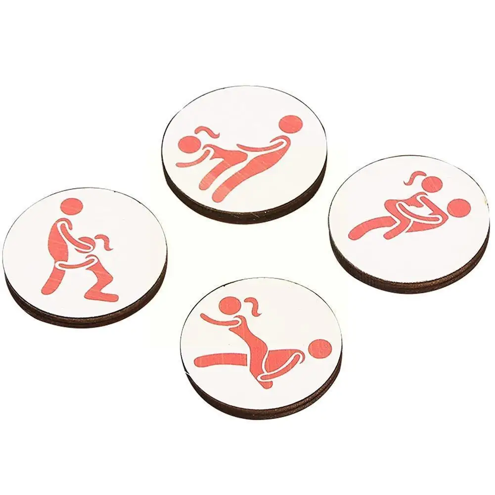 

4pcs/Set Golf Ball Markers Innovative Printed Golf Marker Disc Position Marks Golf Sport For Outdoor Wooden Accessories T9R5