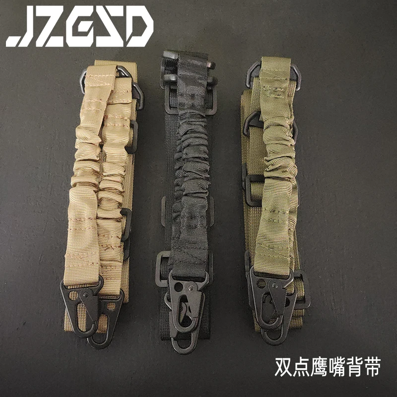 

MS3 MS4 Sling Tactical Rifles Carry 2 Points Sling Adjustable Length Multi Mission Nylon Shoulder Strap Airsoft Gun Belt Rope
