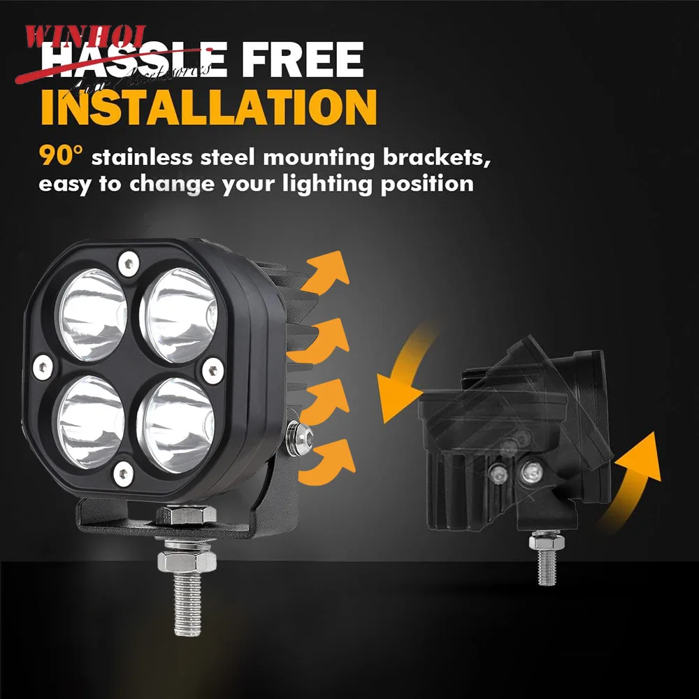 Фары головного света для внедорожника 3 дюйма 4x4 12-24 В