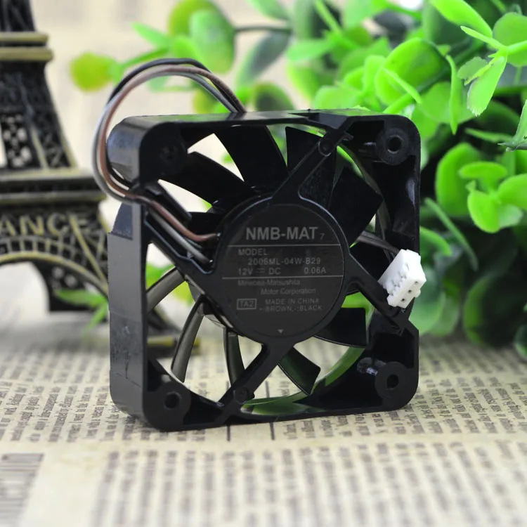 

2006ML-04W-B29 5015 12V 0.06A 5CM 5CM 3-WIRE PROJECTOR FAN
