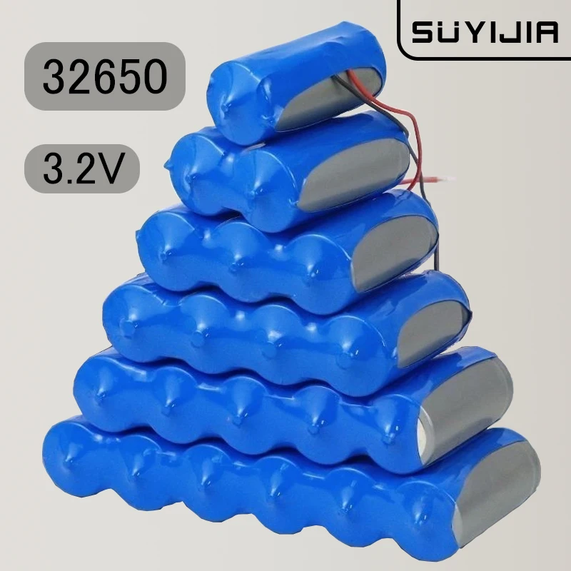 

Solar Lamp Battery 10000mAh 3.2V 32650 Capacity Lithium Iron Battery Solar Street Lamp Floodlight Battery with Protection Panel