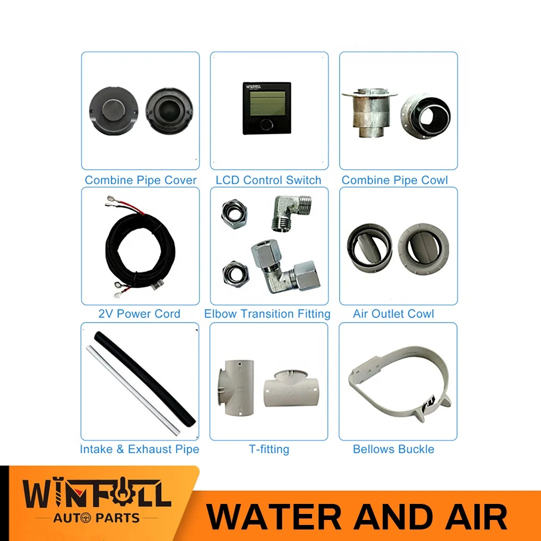 Комби 6 кВт электрический нагреватель воздуха и воды аналогичный Truma для