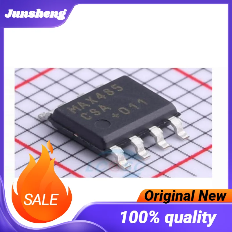 

1-200 шт., новинка, оригинальный MAX485CSA/MAX485ESA + T SOIC-8 (электронный компонент)