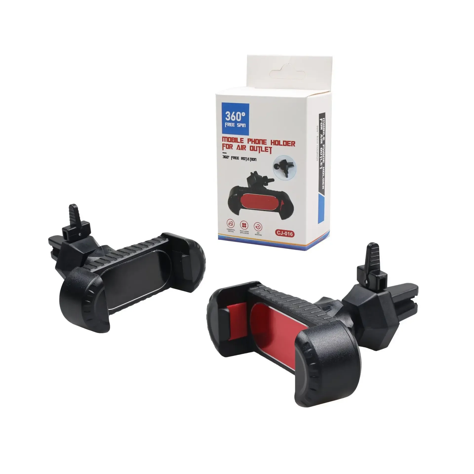 Новый вращающийся на 360 градусов автомобильный вентиляционный держатель для