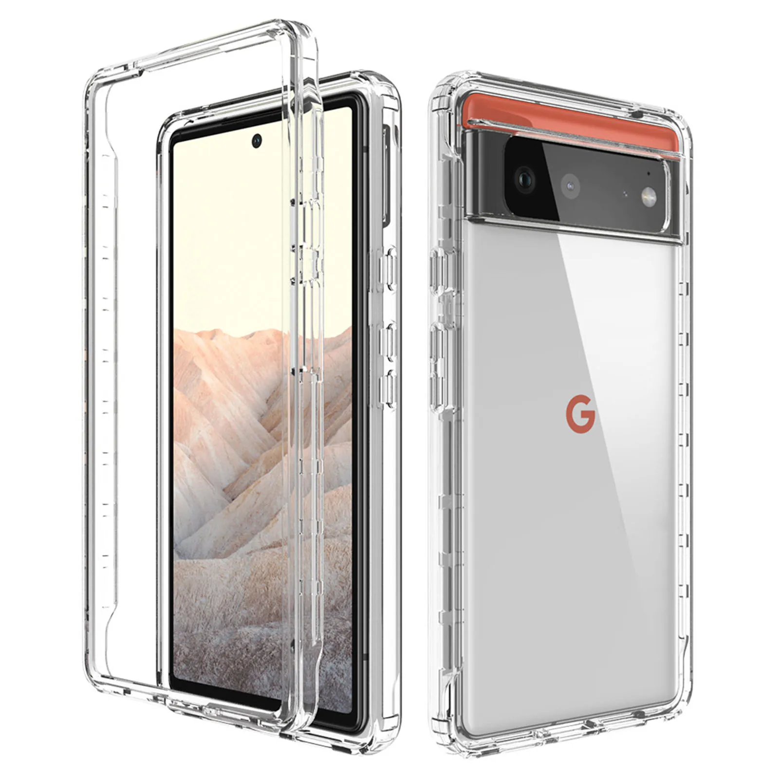 

For Google Pixel 7 Pro Clear Case Gradient Transparent Soft Back Case Protective Thin Slim Luxury Phone Cover for Google Pixel 7