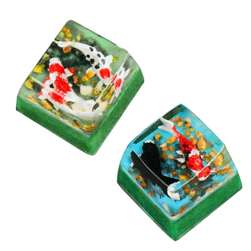 

Handmade ESC Keycap 3D Koi Fish Resin Personality ESC Keycap Gaming Mechanical