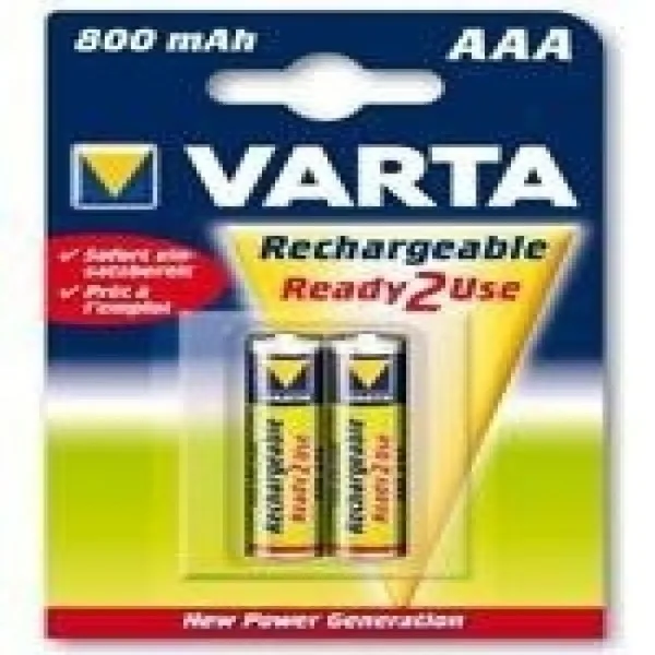 Аккумуляторные батареи Varta 220837 1 2 В 800 мАч AAA|Перезаряжаемые батареи| |