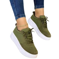 sneakers women canvas breathable flats shoes for woman lace up low cut casual plus size 43 lady shoes women platform sneakers