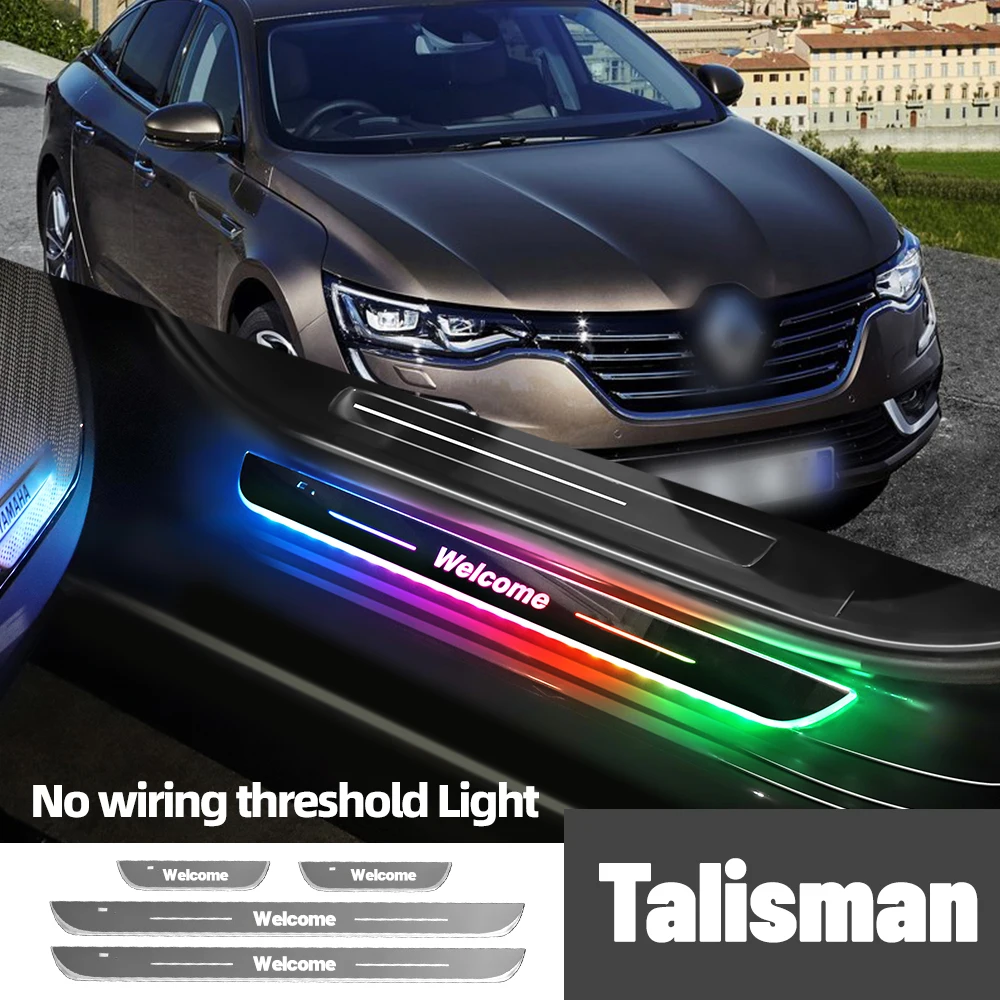 Для Renault Talisman 2015-2018 2016 2017 автомобильный порог индивидуальный логотип