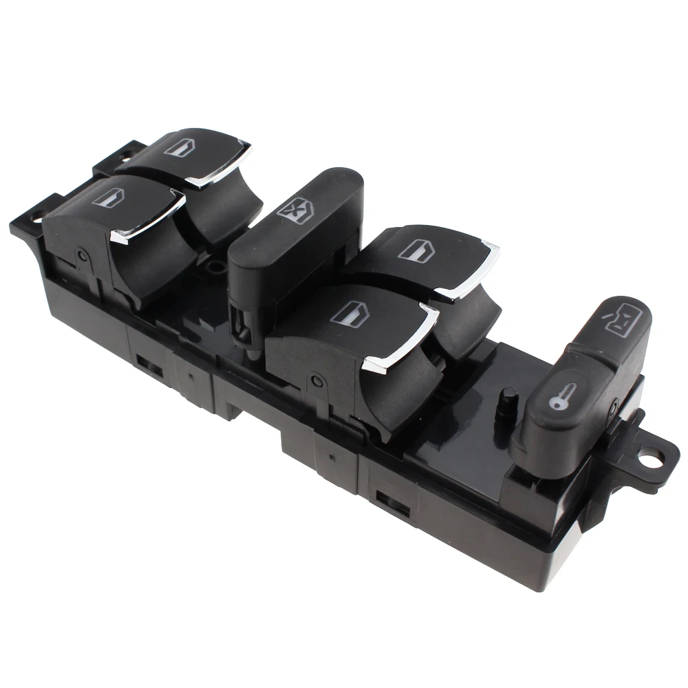 

3B0 959 857 Chrome Master Window Controller Switch For VW J.etta Golf GTI MK4 Passat B5 Driver Side 1998-2005 3B0959857