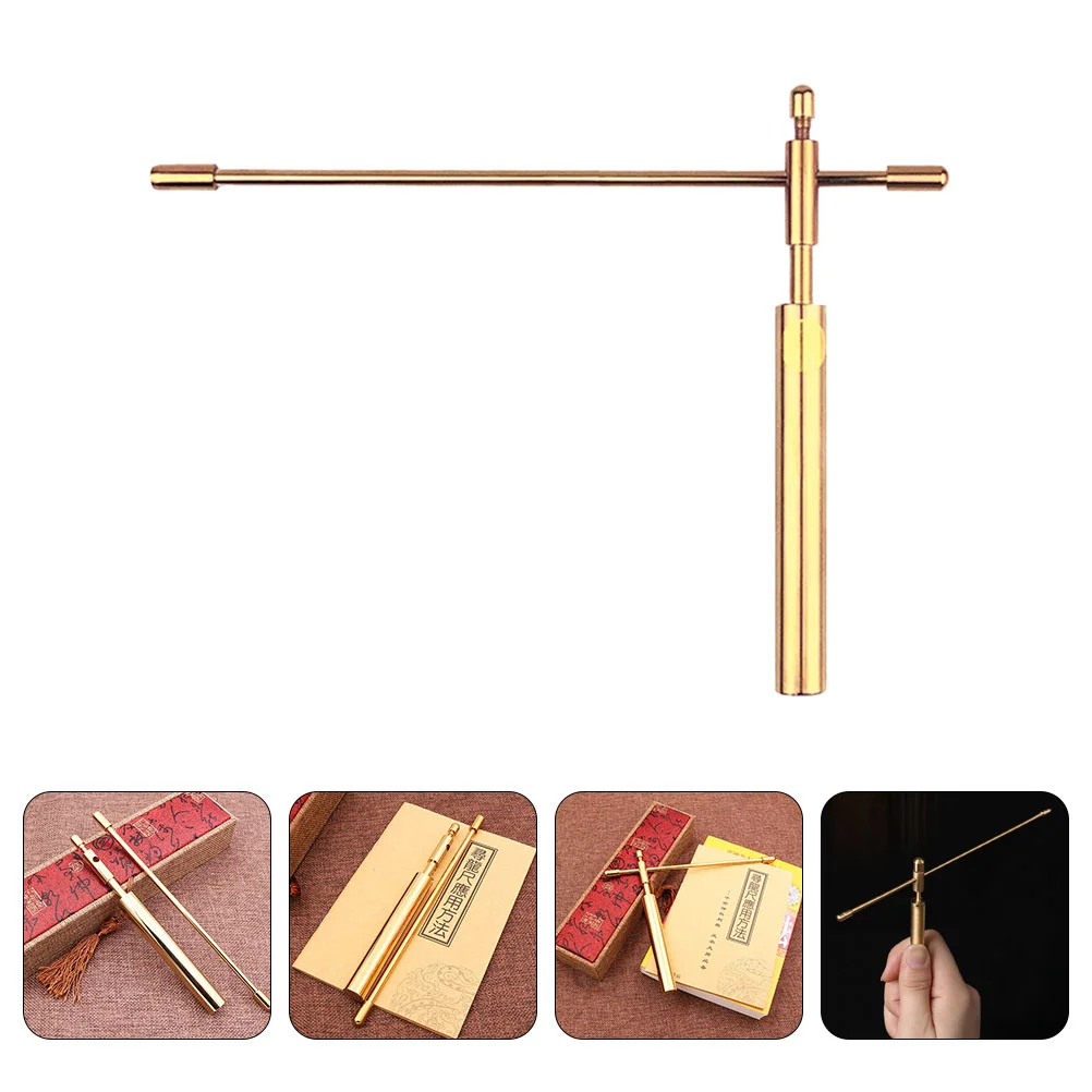 

Ruler Brass Fittings Metal Divining Rod Water Rods Dowsing Spiritual Copper Fengshui Durable Locating Lost Items