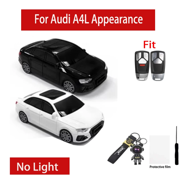 

Новинка 2024, модели автомобилей для Audi A4 B9 A5 A6 8S 8W Q5 Q7 4M S4 S5 S7 TT TTS TFSI RS, брелок для автомобильных ключей, аксессуары для ключей