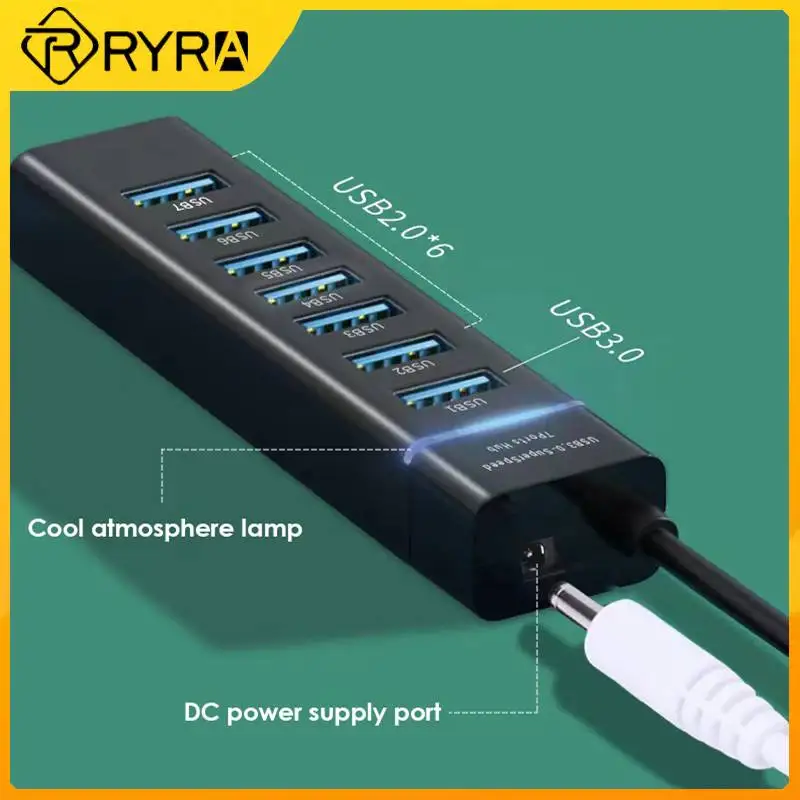 

USB-разветвитель с 7 портами 3.0 для настольных ПК и ноутбуков