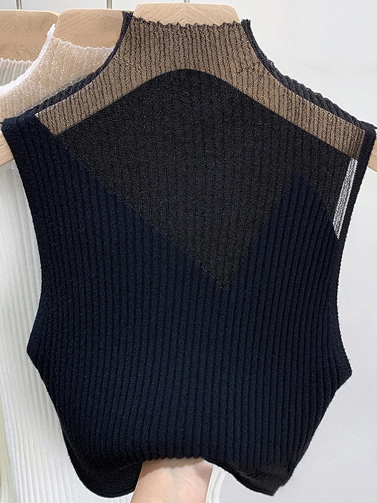 Женская трикотажная майка из хлопка Y2K с коротким рукавом и v-образным вырезом