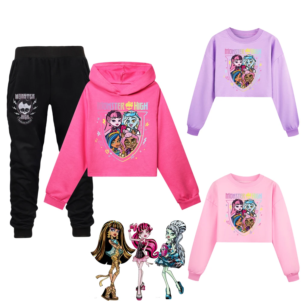 Лидер продаж детская одежда Monster High для кукол Френки Стина косплей толстовки +