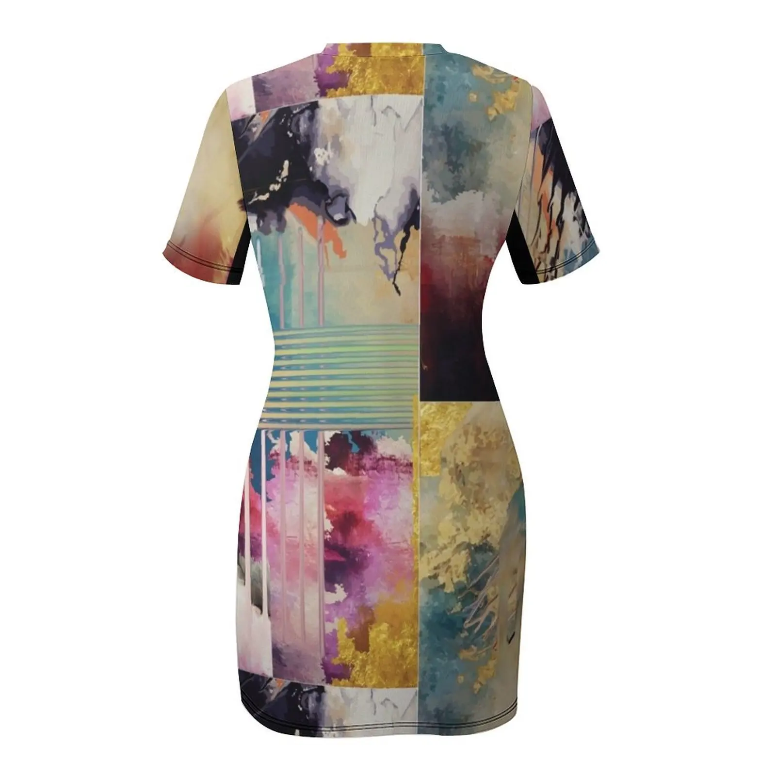 Платье Quintessence с короткими рукавами элегантные вечерние платья для женщин 2025