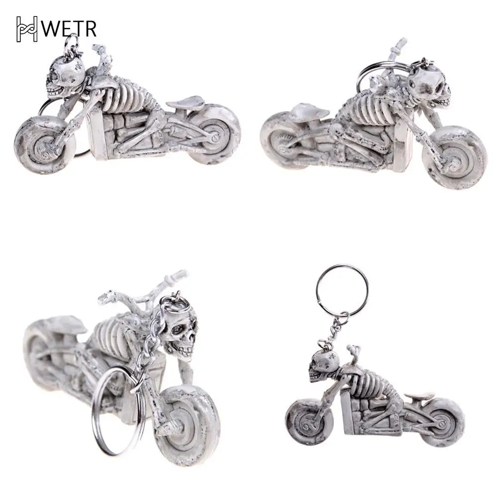 Новинка мужской брелок в виде черепа винтажный резиновый для автомобиля подарок