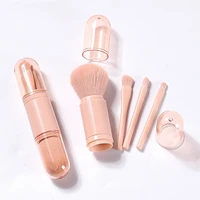4pcs makeup brushes set for foundation powder blush eyeshadow concealer lip eye make up brush with bag cosmetics beauty tools