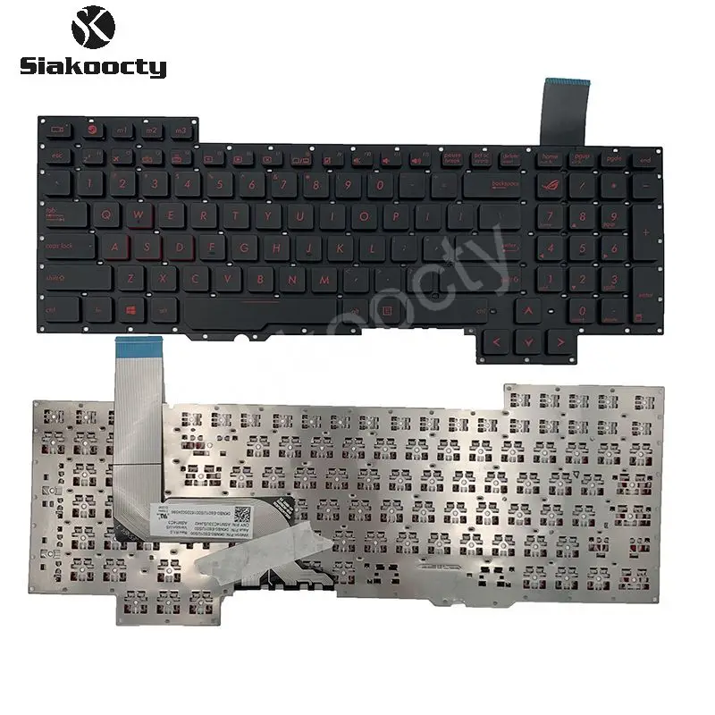 Siakoocty US клавиатура для Asus G751 G751J G751JL G751JM G751JT G751JY GFX71J GFX71JT GFX71JY Серия ноутбуков, ноутбуки
