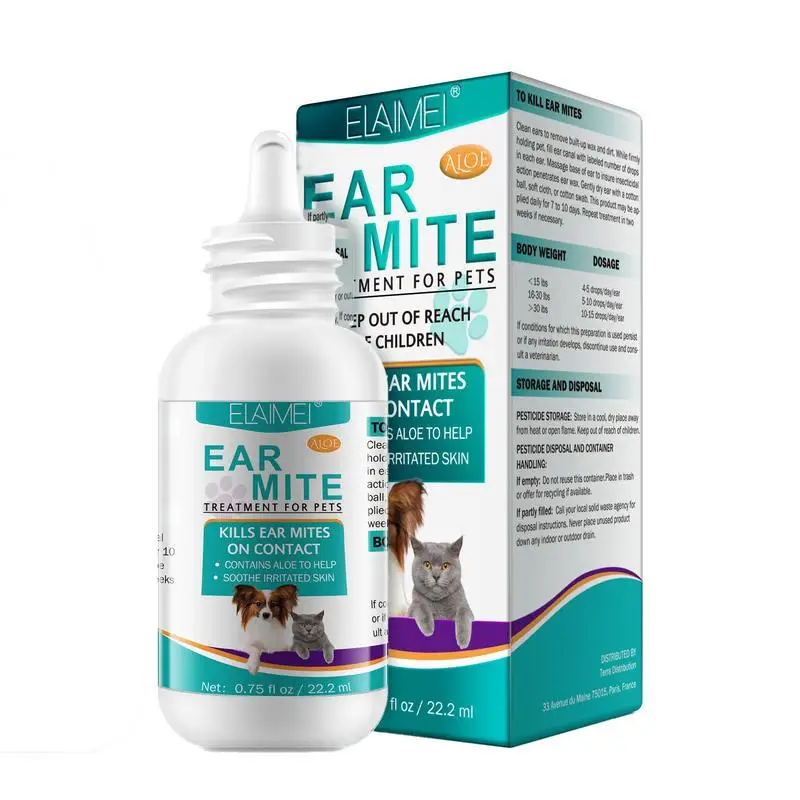 

Pet Supplies Dog Ear Wash Safe Healthy Dog Ear Wash Scientific Formula Pet Supplies Good Effect Pet Otic Drops Gentle Soothing