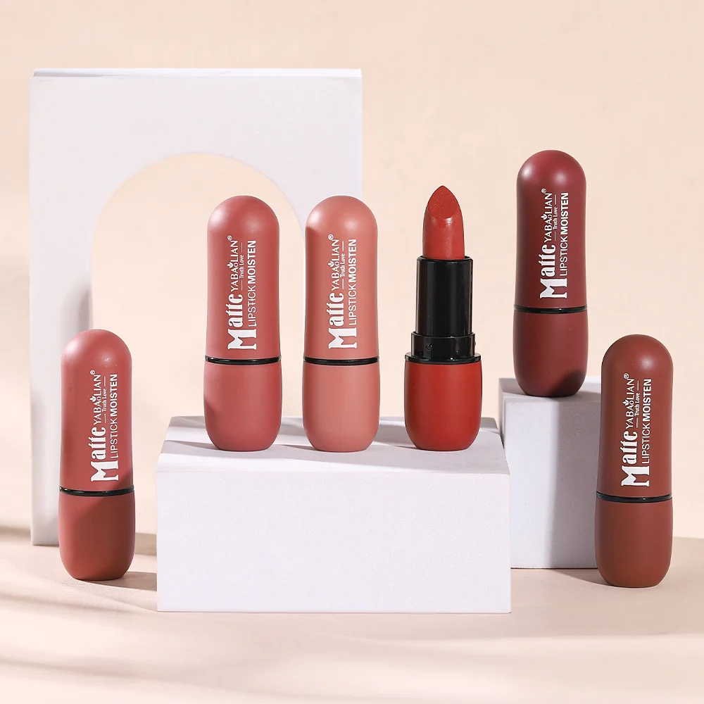 

Lip Glaze Matte Lip Gloss Matte Liquid Lipstick Waterproof Non-stick Cup Lipstick Creamy Texture Waterproof Moisture Lipstick