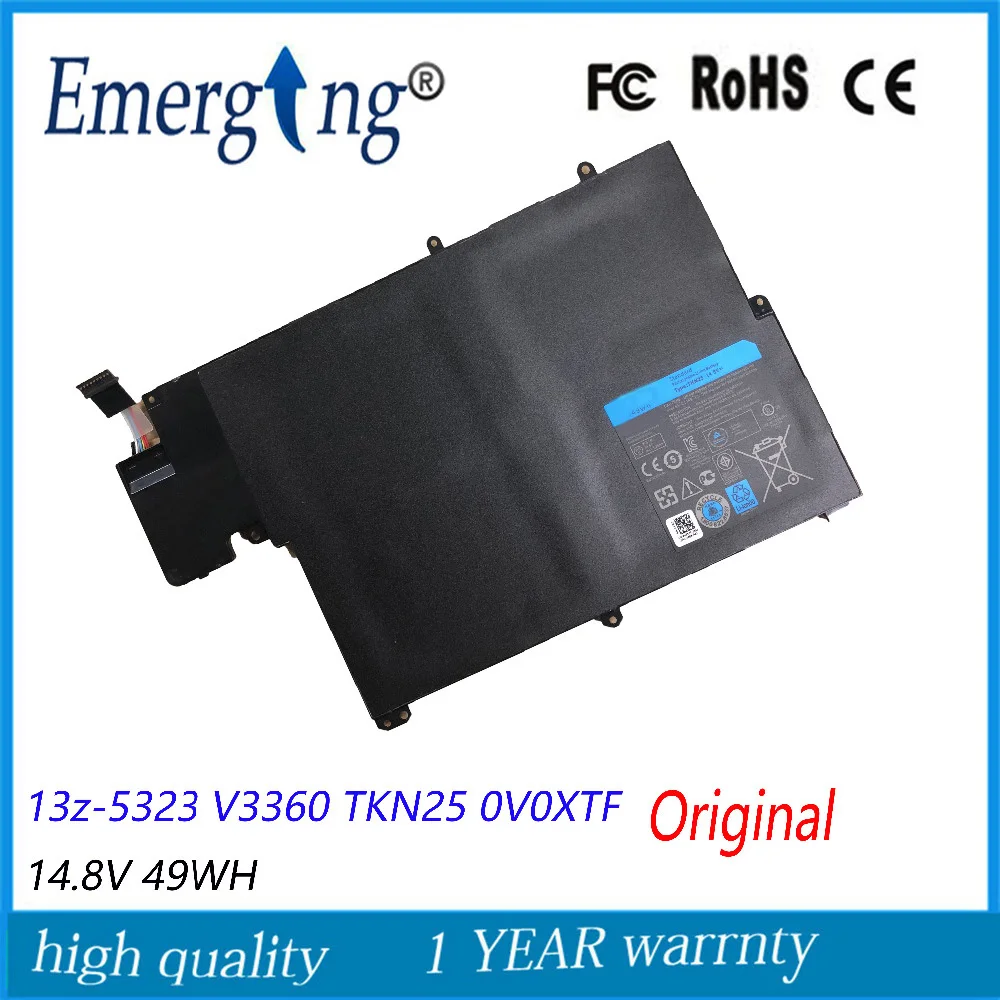 

14.8V 49WH New Original Laptop Battery for DELL Inspiron 13z-5323 V3360 TKN25 0V0XTF 3360