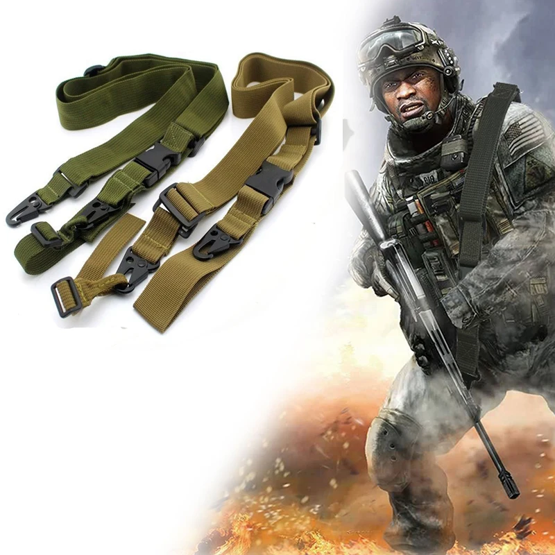Тактический Регулируемый 2-точечный ремень для охотничьей винтовки ружья