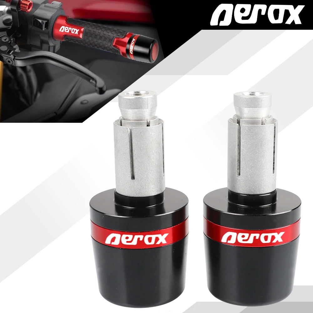 

7/8''22mm Motorcycle Handle Hand Bar Ends Handlebar Grips End Cap Plug Scooter For Aerox aerox 2017 2018 2019 2020 2021 2022
