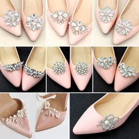 1pc lady shoe clip wedding shoes high heel women bride decor rhinestone shiny decorative clips charm buckle handmade tools