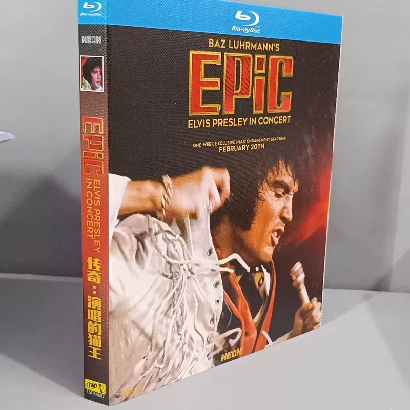 Фото Легендарный Элвис Пресли: Blu-ray в коробке, абсолютно новый, нераспечатанный, физическое издание, вызывающее восторг. №1