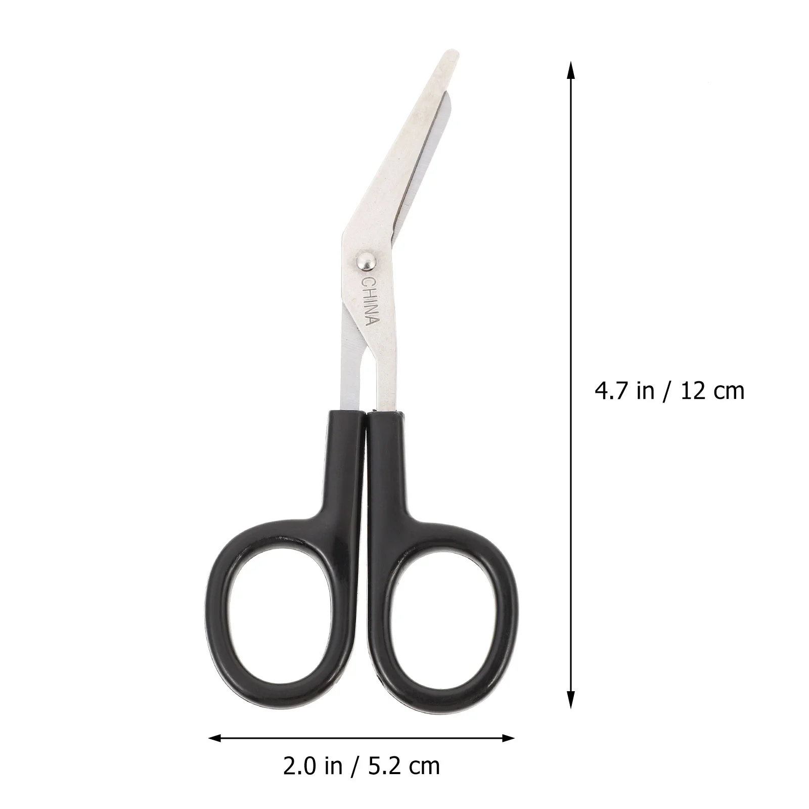 

5pcs First Aid Scissors Curved Toe Nail Scissor Stainless Steel