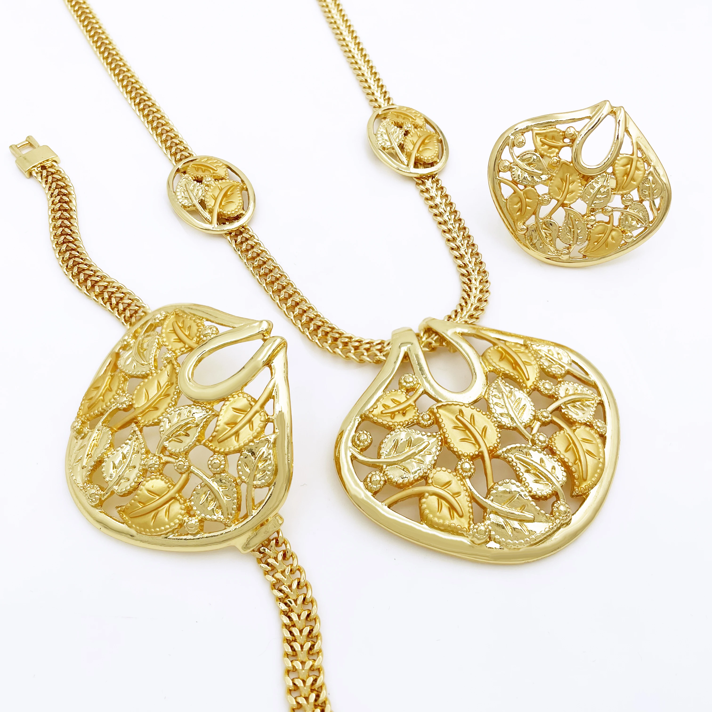 4 шт. африканский свадебный комплект украшений для женщин 18-каратное