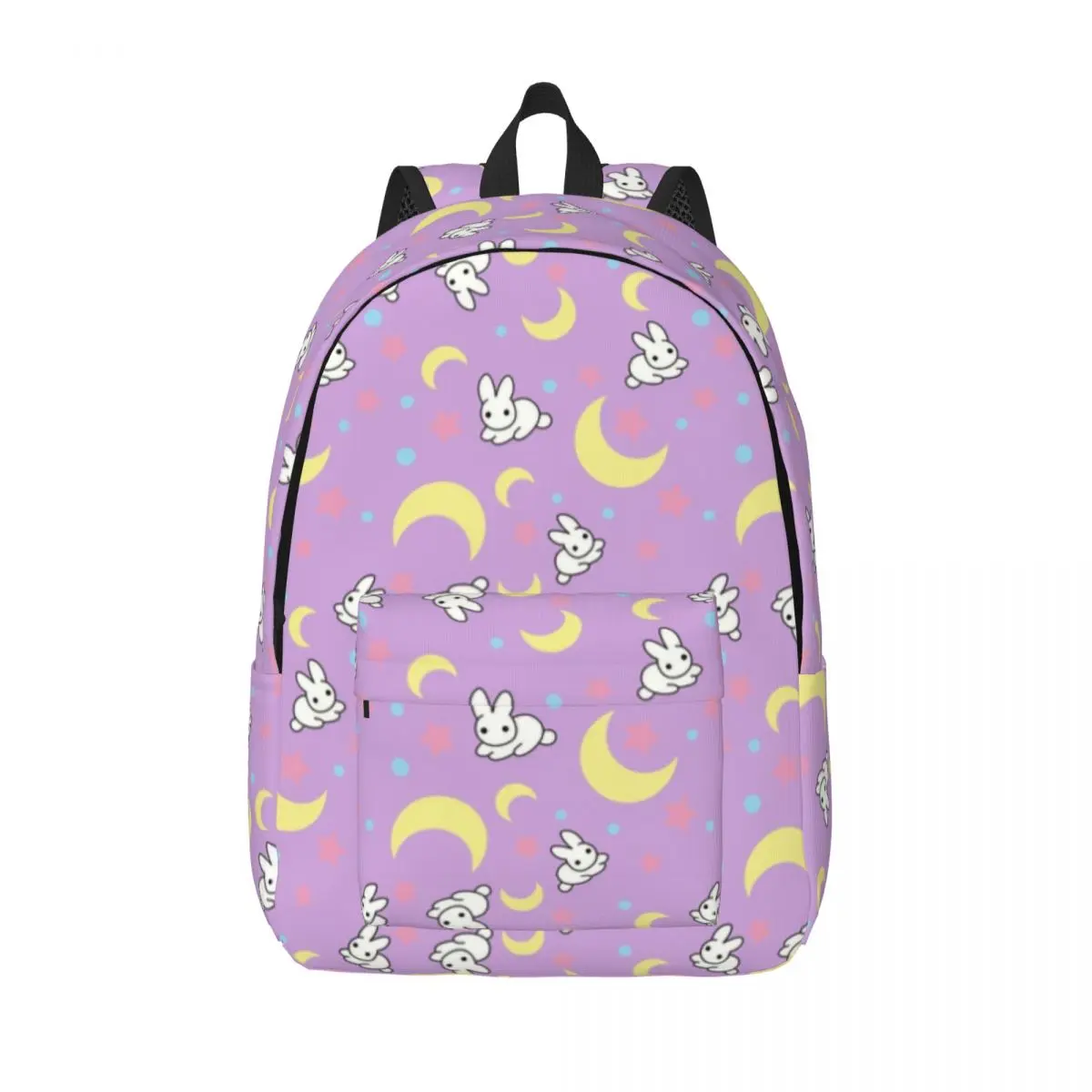 

3D Print Usagi Canvas Backpack for Girls Boys Sailors Moon School College Travel Bags Women Men Bookbag Fits 15 Inch Laptop