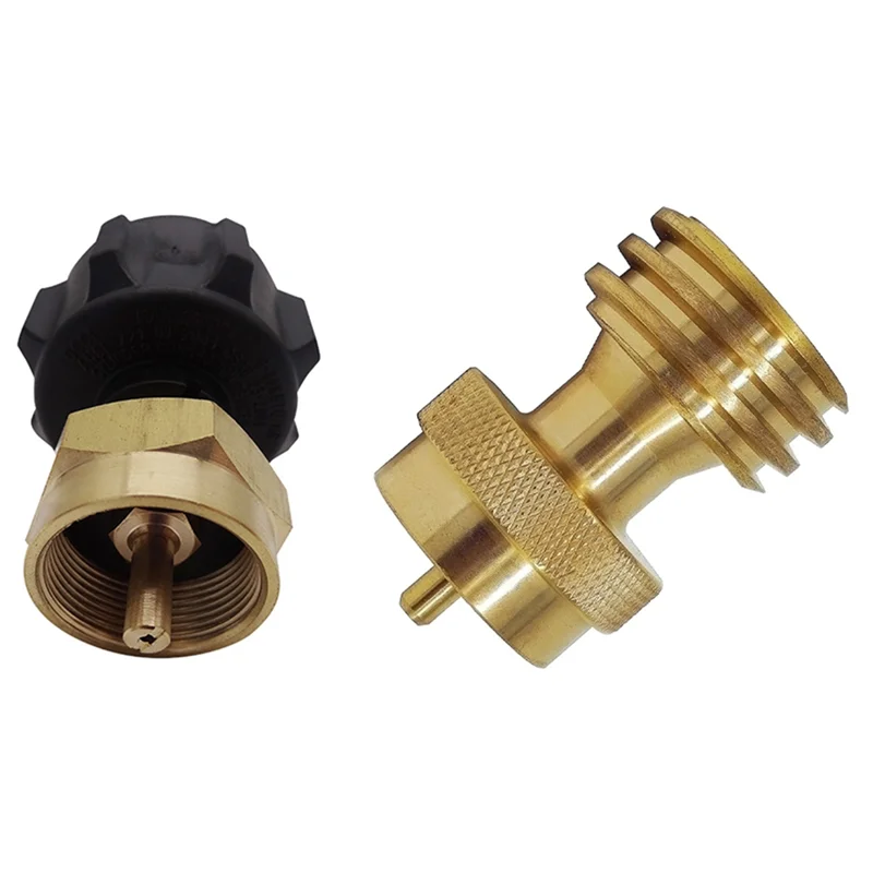 Адаптер для заправки пропана QCC1 Клапан регулятора 1 фунт Цилиндр Разъем бутылки с