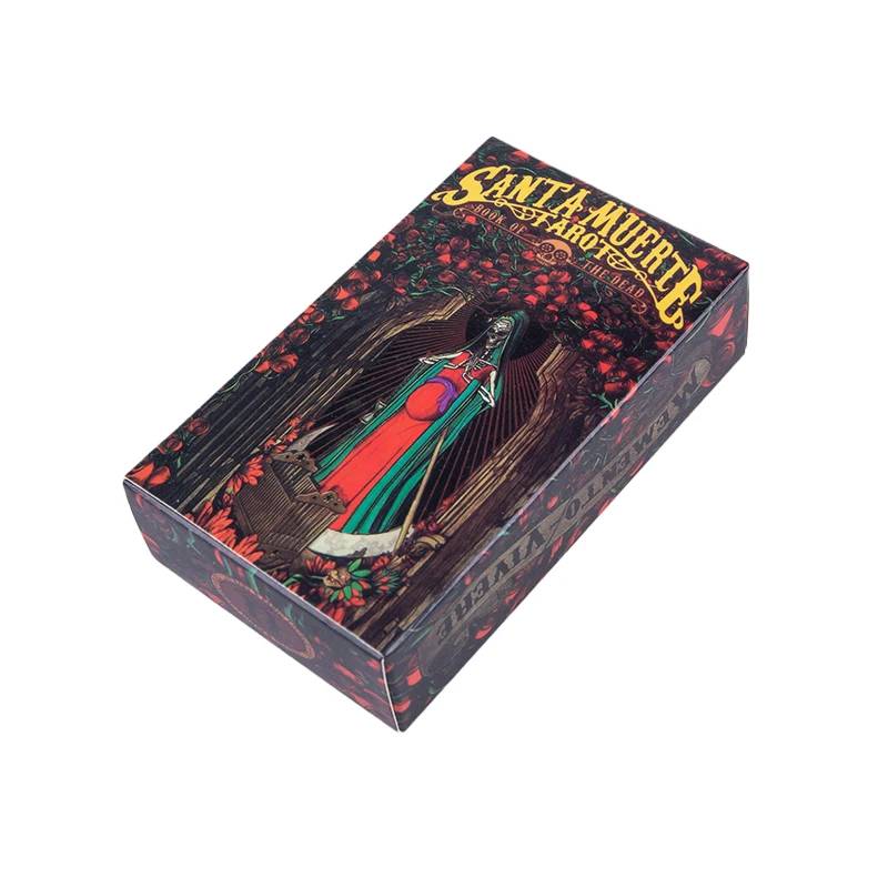 

78pcs/set Cards Santa Muerte Tarot Deck Divination Cards Family Party Board Game New Tarot Cards 2022