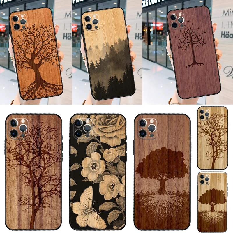 Фото Чехол Tree Flower Bamboo Wood для Huawei Nova 10 9 SE 8i 11i 12i 12s Y60 Y61 Y70 Y90 Y72 Y73 Y91 P60 Pro P30 P40 Lite №1