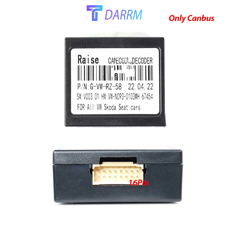 

TDARRM для SEAT LEON/ALTEA/VW Android автомобильный радиоприемник Canbus Box декодер VW-XB-05 G-VW-RZ-58 жгут проводов адаптер кабель питания