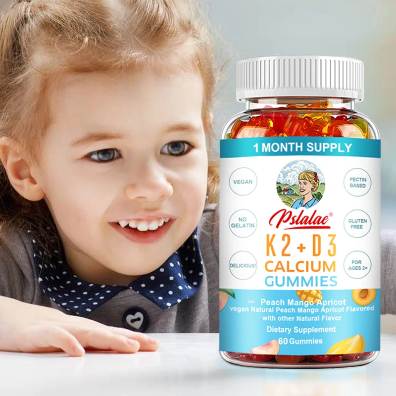 

Organics Calcium with Vitamin D3 & K2 | 1 Month Supply | Calcium Supplement | Bone Support | Calcium with Vitamin D3 K2 Gummies