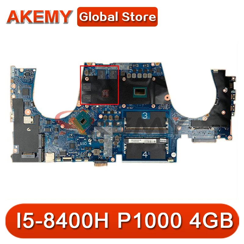 

L28691-601 For HP Zbook 15 G5 Laptop Motherboard (I5-8400H CPU) DA0XW2MBAG0 (N18P-Q1-A1 P1000 4GB) DDR4