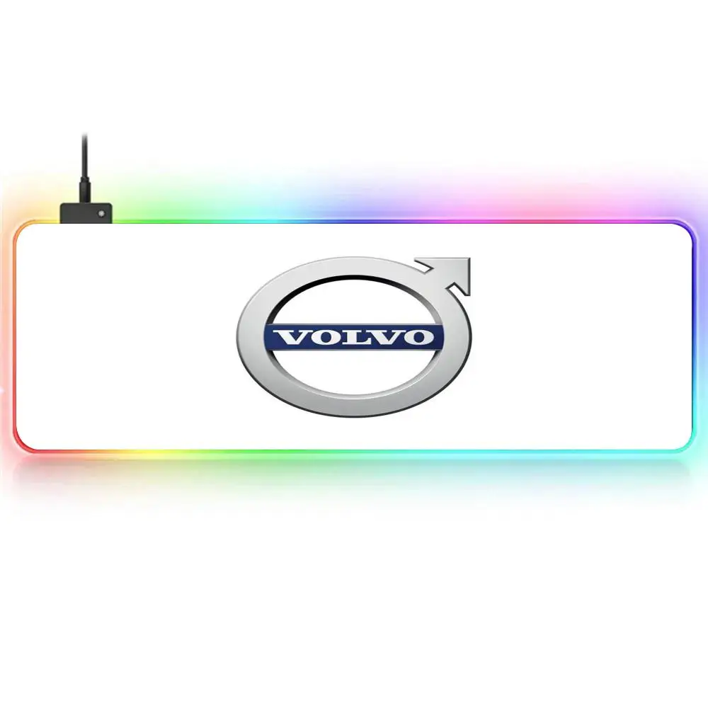 Большой игровой коврик для мыши RGB V-Volvo подкладка Нескользящий Резиновый базовый