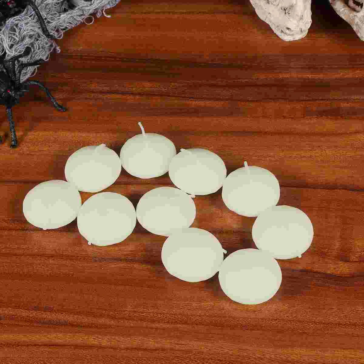

50Pcs Floating Disc Candles for Wedding Disc Unscented Floating for Centerpieces Home Decoration