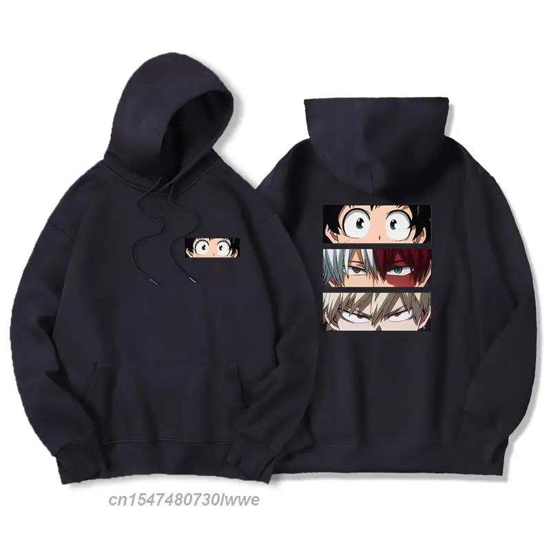 My Hero Academia Deku Cool Streetwear Japan Anime Funny Mens Hooded Autumn 2022 Hip Hop Sweatshirts Fashion Hoodies Male