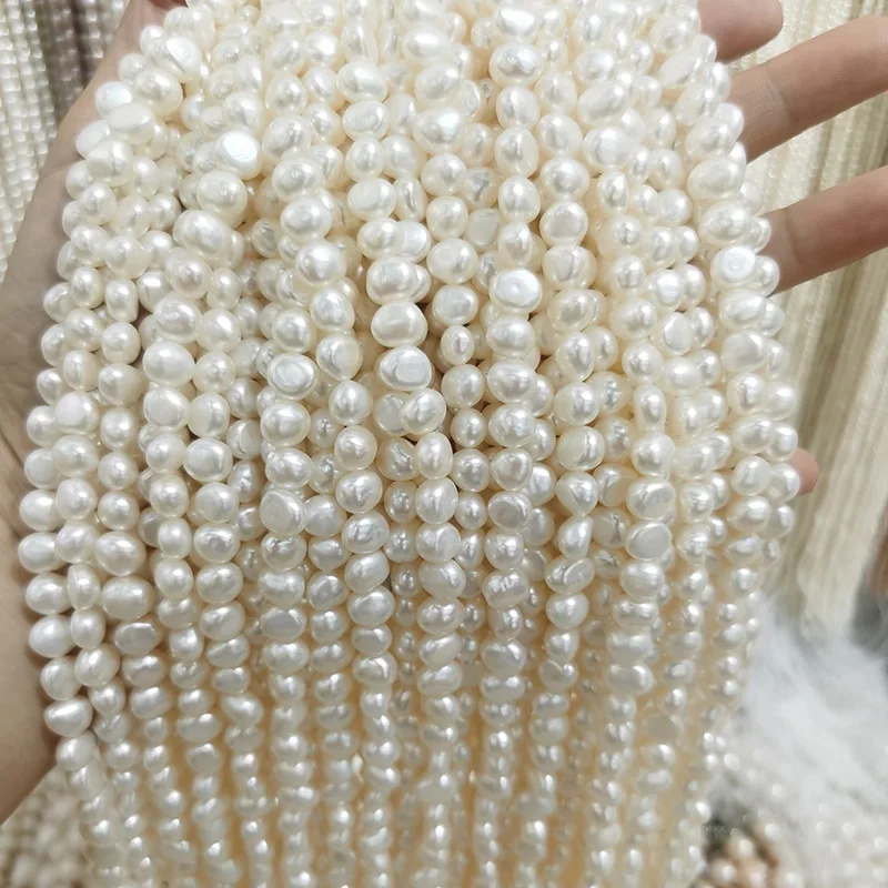 

Natural original bulk fresh water beads strand baroque pearls beads for jewelry making